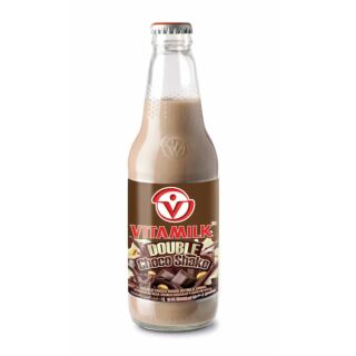 Vitamilk Double Choco Shake In Glass Bottle 300Ml