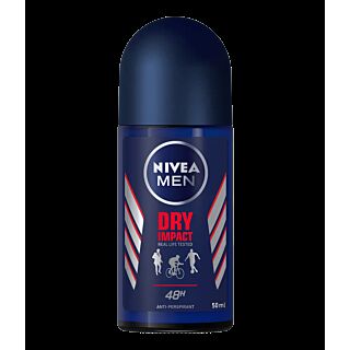 New Nivea Men Rollon Dry Impact 50Ml