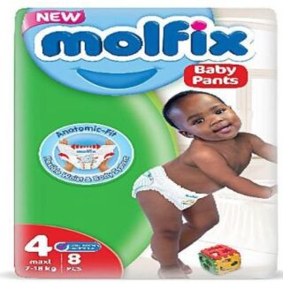 Molfix Diaper Maxi size 4 7-18 X8