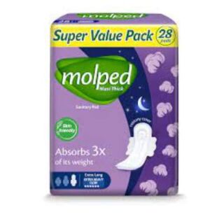 Molped Maxi Thick Extra Long 28 X 8 Seco