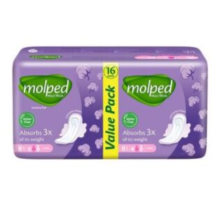 Molped Maxi Thick Sw Long Value Pack X16