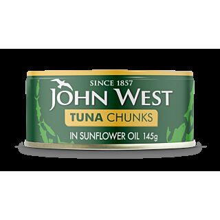 J.W Tuna Chunks Sunflower 145G