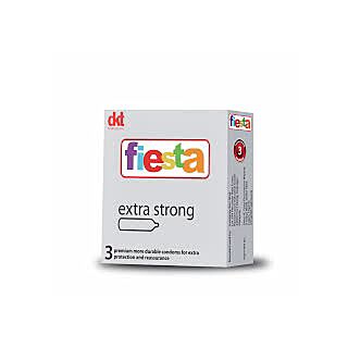 Fiesta Extra Strong Premium Condom X3
