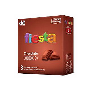 Fiesta Chocolate Premium Condom X3