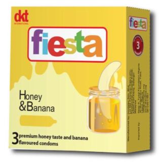 Fiesta Honey & Banana Premium Condom X3