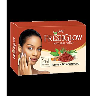 Freshglow Natural Soap - Crushed Tumeric 150Gm