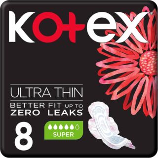 Kotex Wht Ult Nor+Wing 8Weca Pad