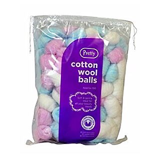 Pretty Cotton Wool Balls Colour 100