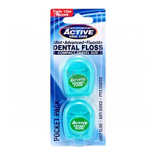 Beauty Formula Dental Floss Twin Pack 12M X 2