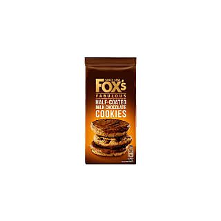 Fox Fabulous Half Coated Milk Choco Cookies 175G