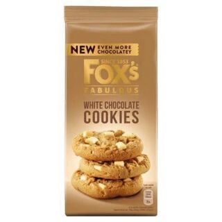 Fox Fabulous White Chocolate Cookies 180G