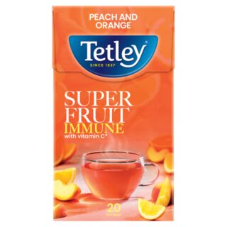 Tetley Super Fruit Peach And Orange 20*2G