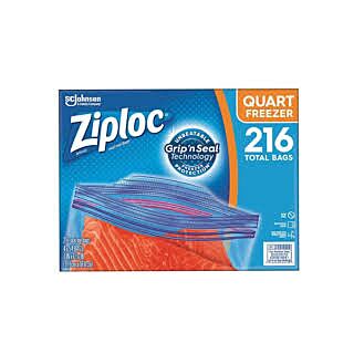 ZIPLOC STORAGE QUARTZ 216 BAGS